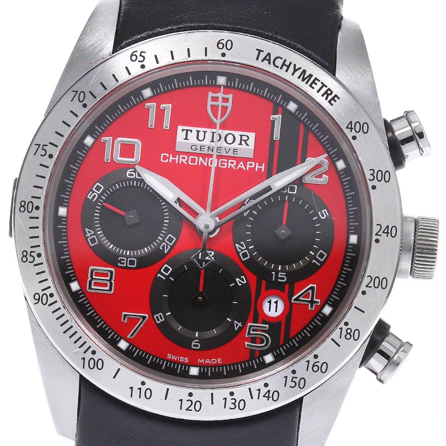TUDOR チュードル 42000D ファストライダー ドゥカティ クロノグラフ 自動巻き メンズ 箱・保証書付き_797598 ...