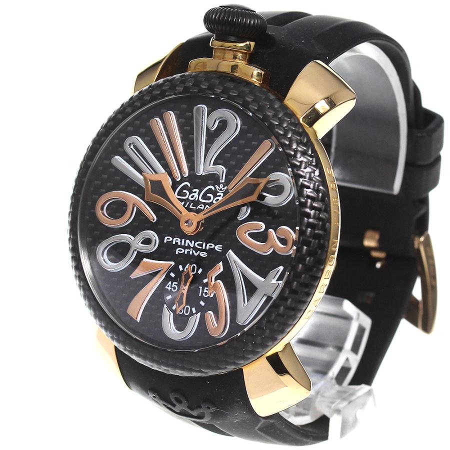 GaGa MILANO ガガミラノ 5511.02S マヌアーレ48 PRINCIPE 250本限定 手巻き メンズ 保証書付き_798606 ...