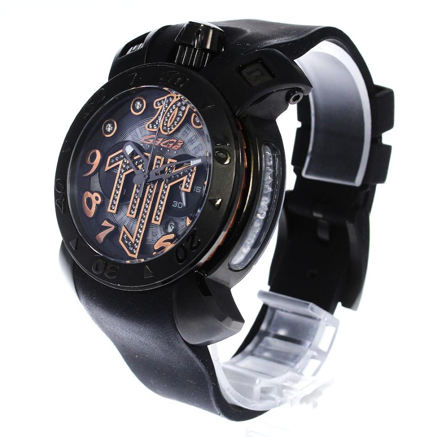 GaGa MILANO ガガミラノ 8012NJ01 マヌアーレ48 ネイマールモデル クロノグラフ 500本限定 クォーツ メンズ 箱・保証 ...