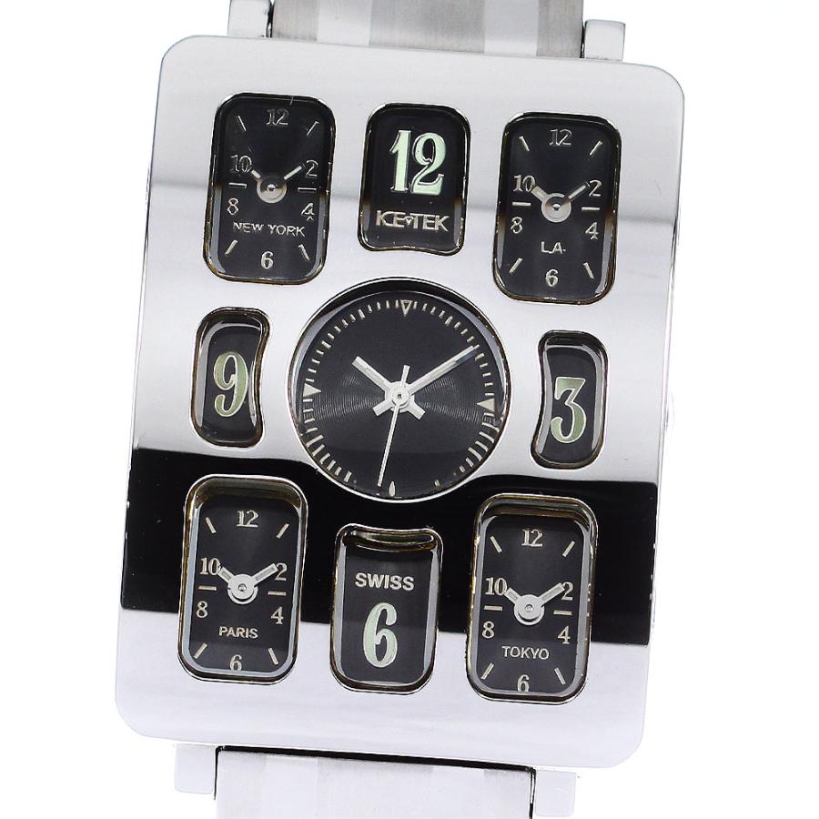 アイステック クインテンポ 5タイムゾーン 腕時計 メンズ スクエア ３針 アイステック クインテンポ 5タイムゾーン 腕時計 メンズ