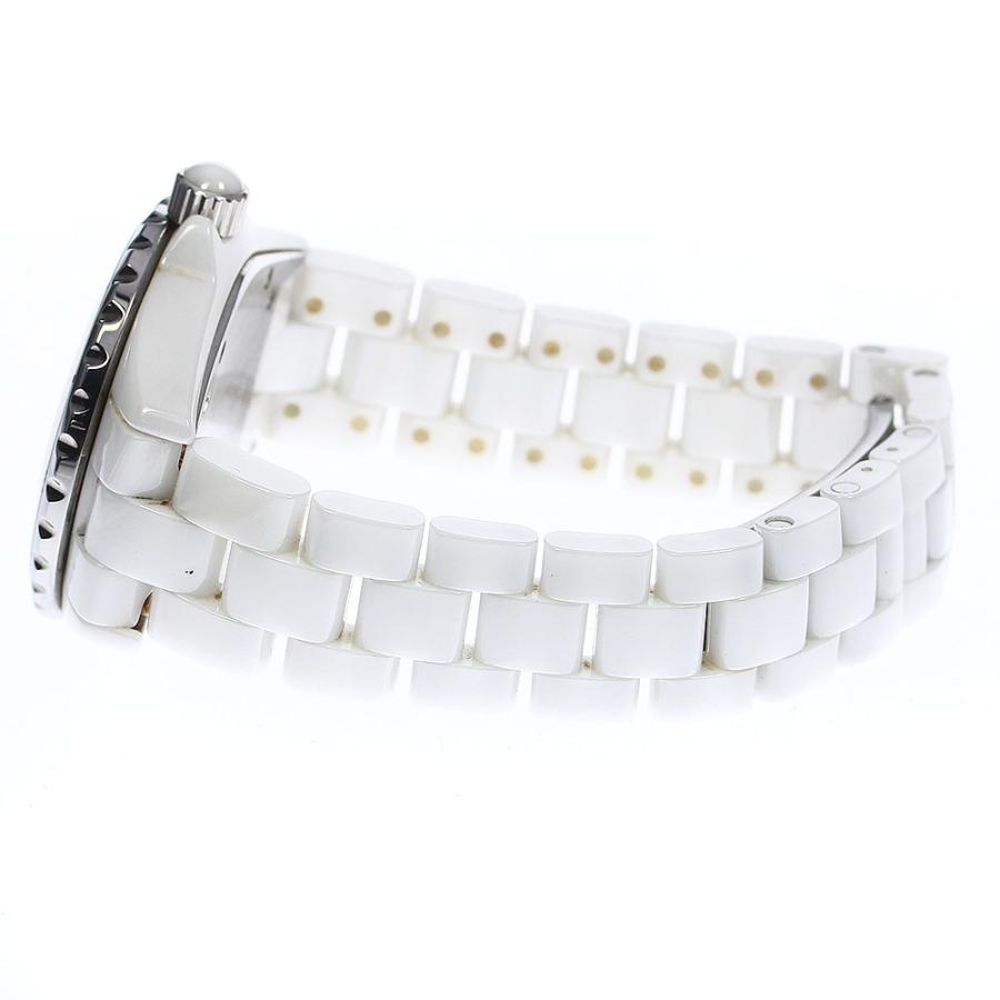 シャネル CHANEL H0968 J12 33ｍｍ 白セラミック デイト クォーツ レディース 保証書付き_790865 CHANEL（シャネル） CHANEL H0968 J12 33mm 白セラミック デイト