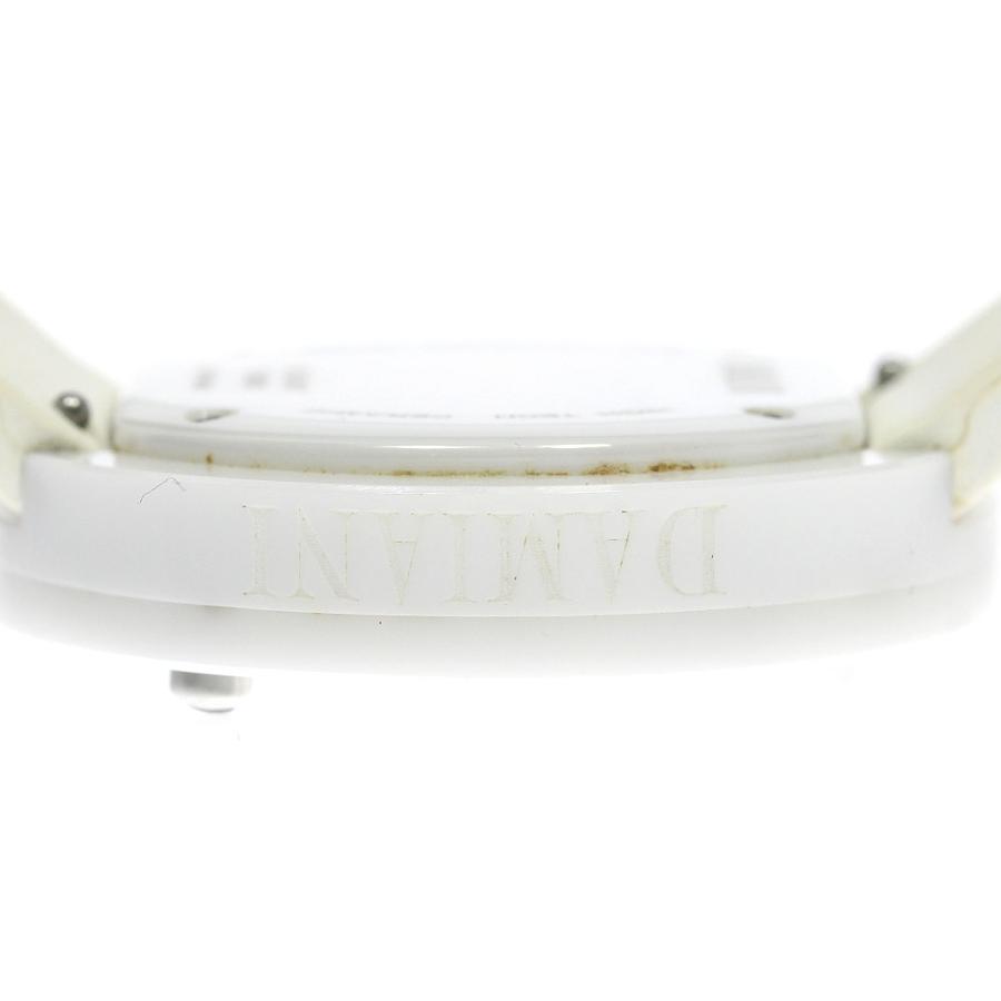 DAMIANI(ダミアーニ) 腕時計 ベルエポック BCLSDW37 レディース セラミック/回転ベゼル/ダイヤベゼル アイボリー DAMIANI（ダミアーニ） Damiani BCLSDW37 ベルエポック セラミック
