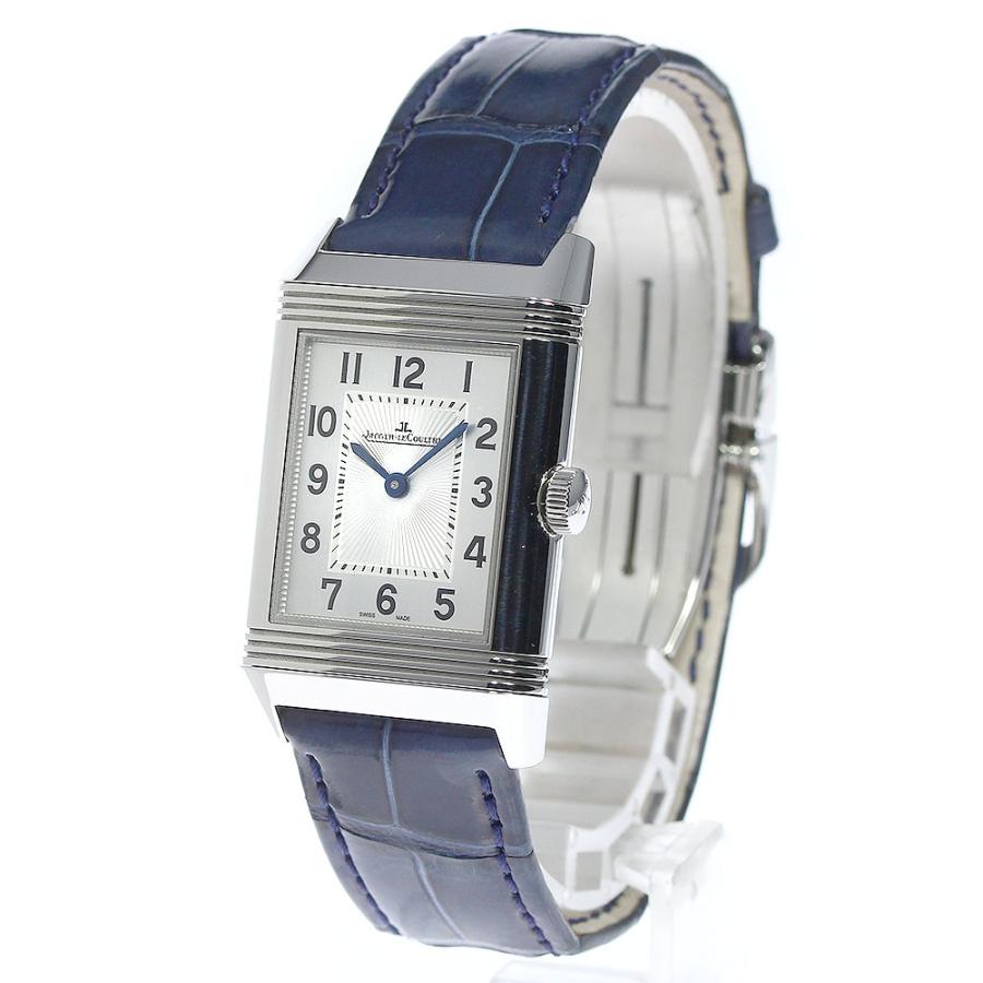 JAEGER-LECOULTRE ベルト訳あり ジャガー・ルクルト 212.8.D4 レベルソ クラシック ミディアム デュエット 手巻き ...