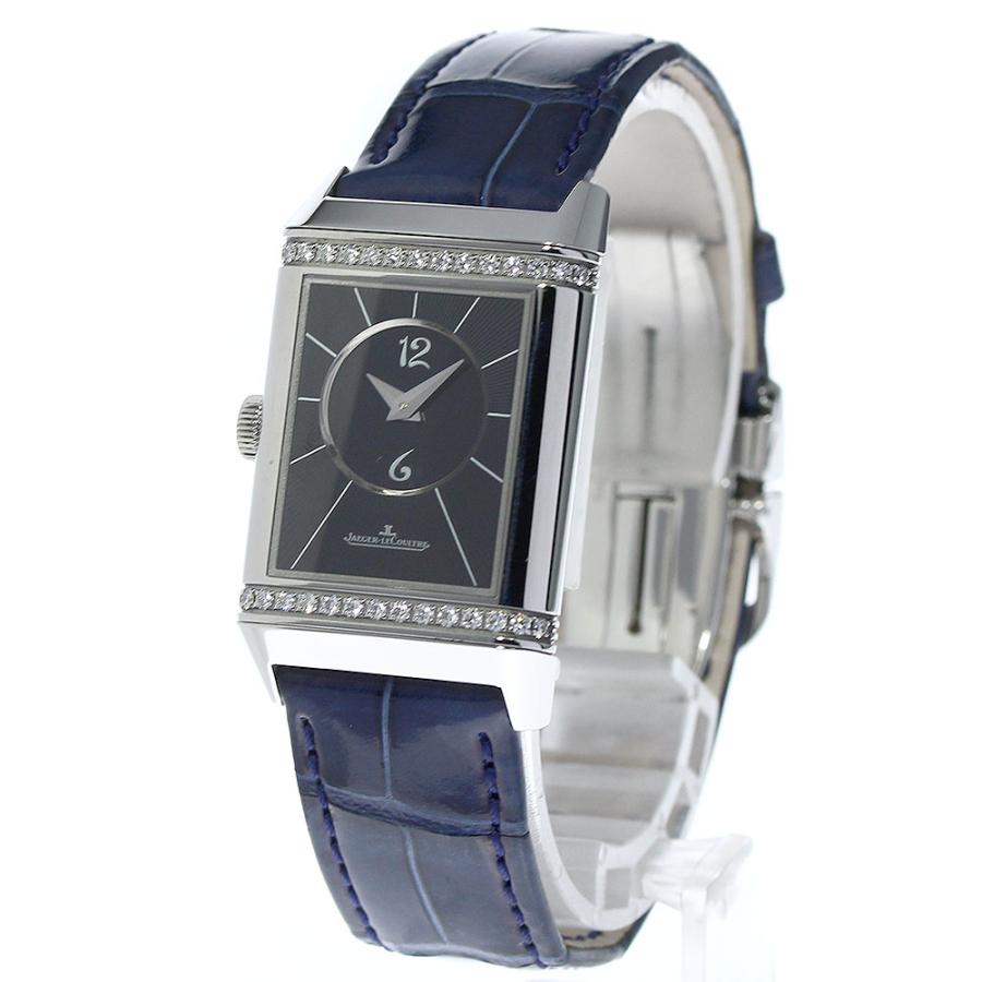 JAEGER-LECOULTRE ベルト訳あり ジャガー・ルクルト 212.8.D4 レベルソ クラシック ミディアム デュエット 手巻き ...