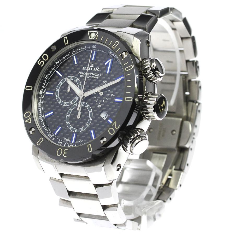 EDOX（エドックス） EDOX 10221 クロノオフショア1 クロノグラフ クォーツ メンズ 良品 保証書付き_800416 ...