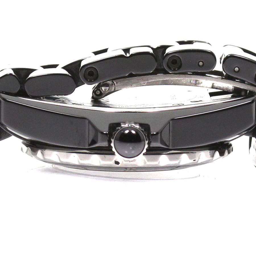 CHANEL（シャネル） CHANEL H1625 J12 黒セラミック デイト 12Pダイヤ クォーツ レディース 保証書付き_800500 ...