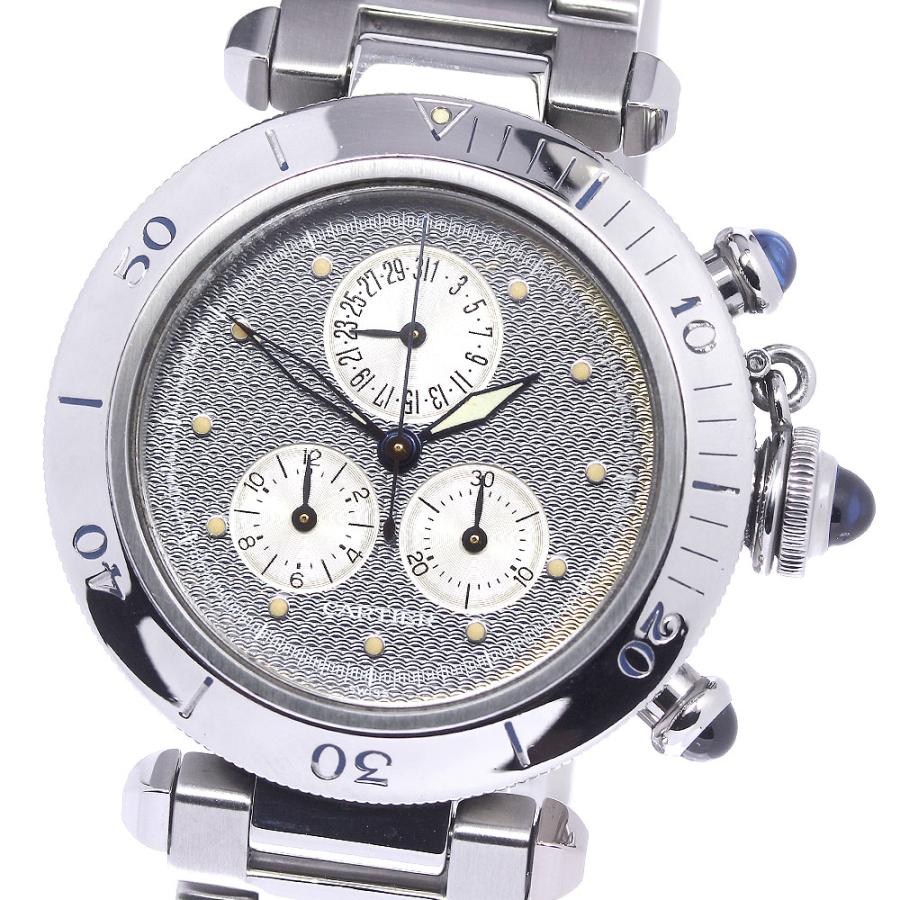 Cartier カルティエ パシャ 腕時計コマ 18mm B6601 Cartier（カルティエ） パシャC クロノリフレックス デイト クォーツ