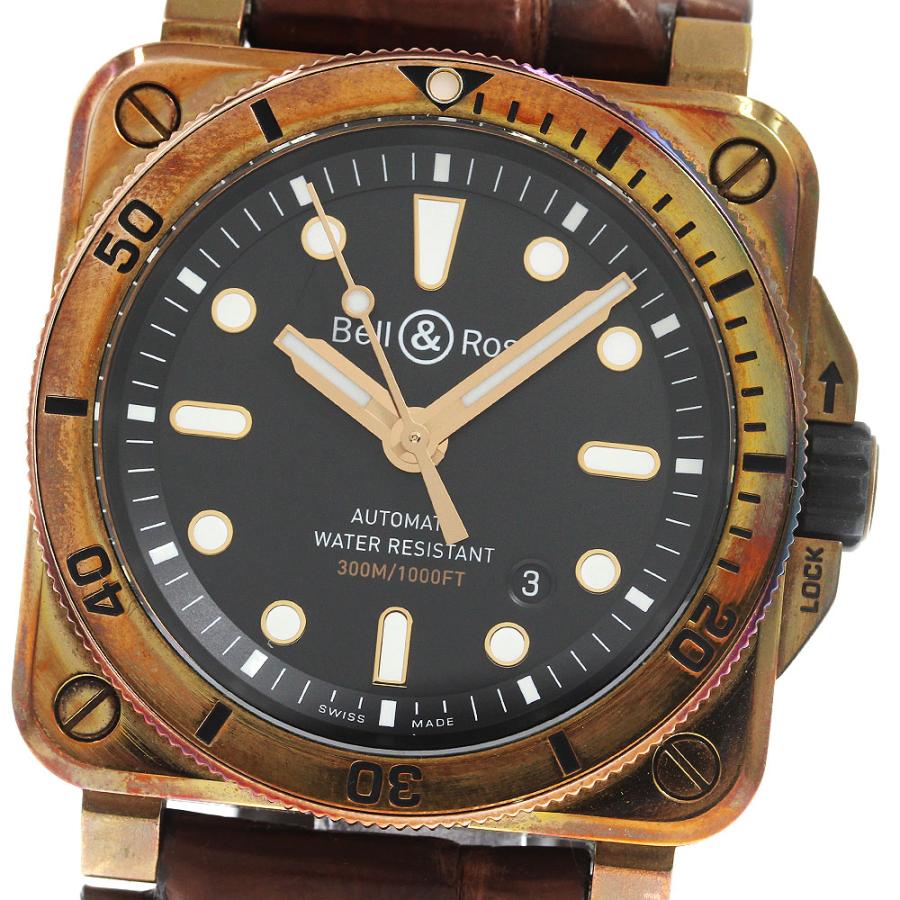 週末値下ベル＆ロス Bell＆Ross BR03-92 ダイバー　デイト 自動巻 BR-03 Diver White