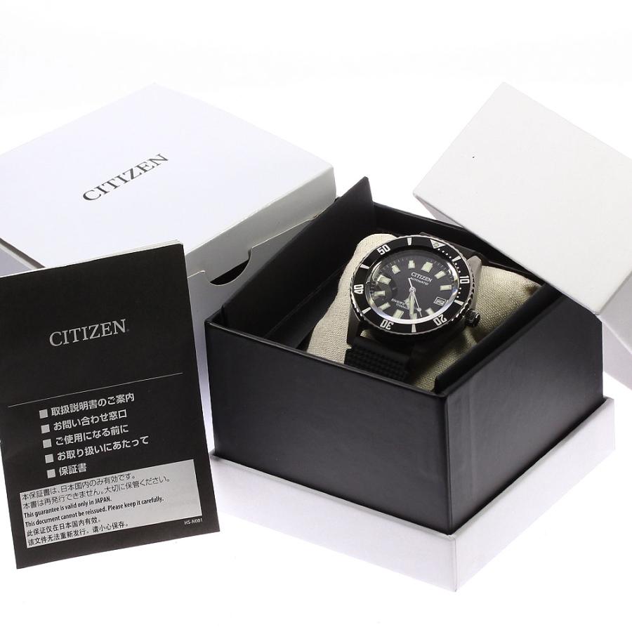 CITIZEN / MARINEシリーズ/自動巻腕時計/アナログ/ラバー/BLK/BLK/9051-S129010 CITIZEN シチズン NB6021-17E/9051-S129010 プロマスター MARINE
