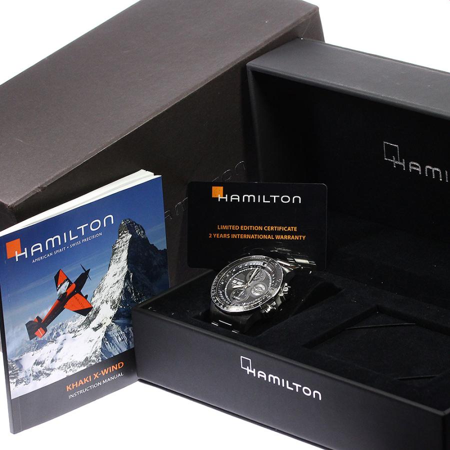 HAMILTON ハミルトン H777660 カーキ X-Wind クロノグラフ 自動巻き  