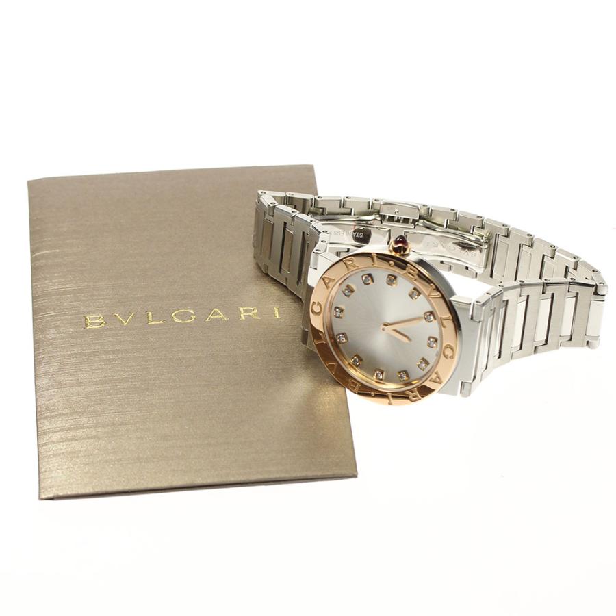 ブルガリ BVLGARI BBLP33SG ブルガリブルガリ 12Pダイヤ PGベゼル 自動