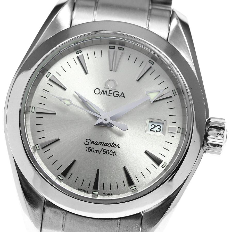 美品 オメガ レディース 2577.30 OMEGA Seamaster OMEGA オメガ 2577.30 シーマスター150 デイト クォーツ