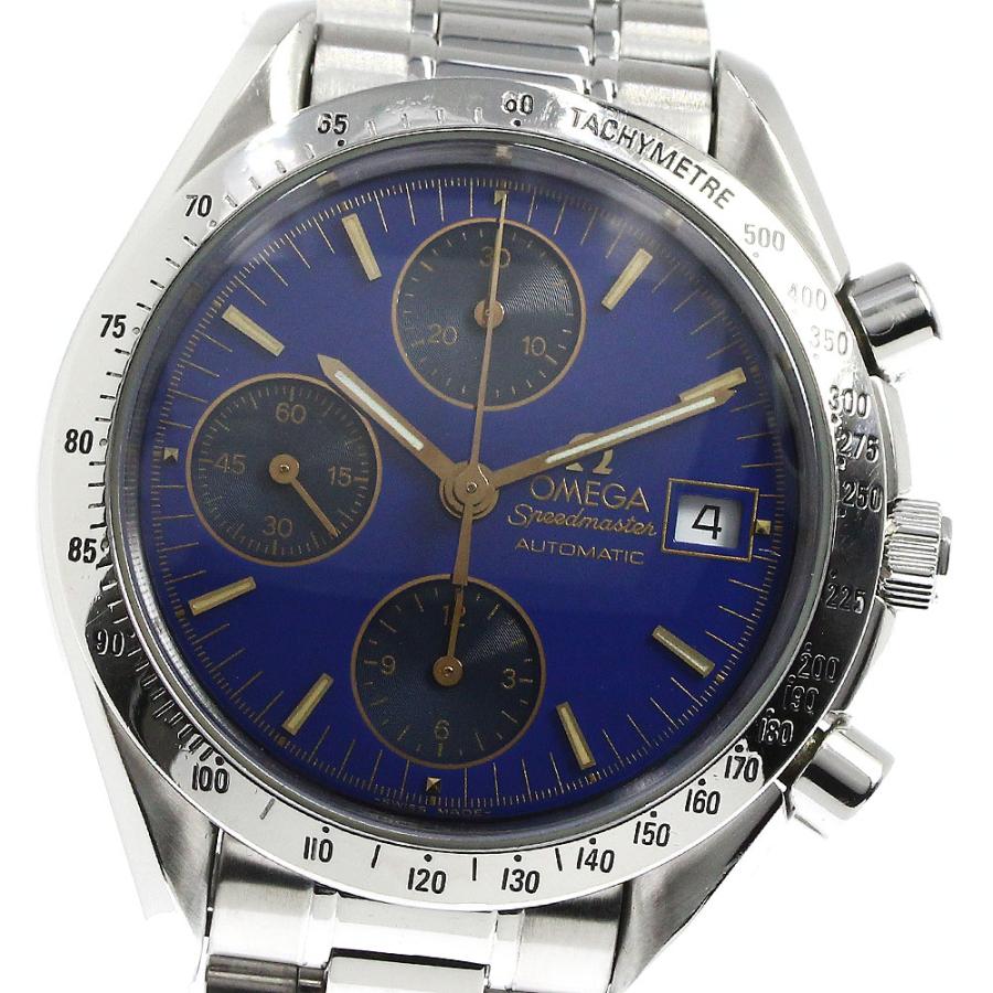 OMEGA オメガ スピードマスター デイト 日本限定 3511.81.00 腕時計_x000D_
 ステンレススチール ブルー文字盤 自動巻き メンズ【中古】472 OMEGA（オメガ） OMEGA 3511.81 スピードマスター クロノグラフ 自動