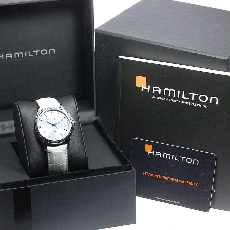 歳末セール中 ハミルトン HAMILTON ジャズマスタークロノグラフ 自動巻き 美品】ハミルトンジャズマスターレディース自動巻き時計
