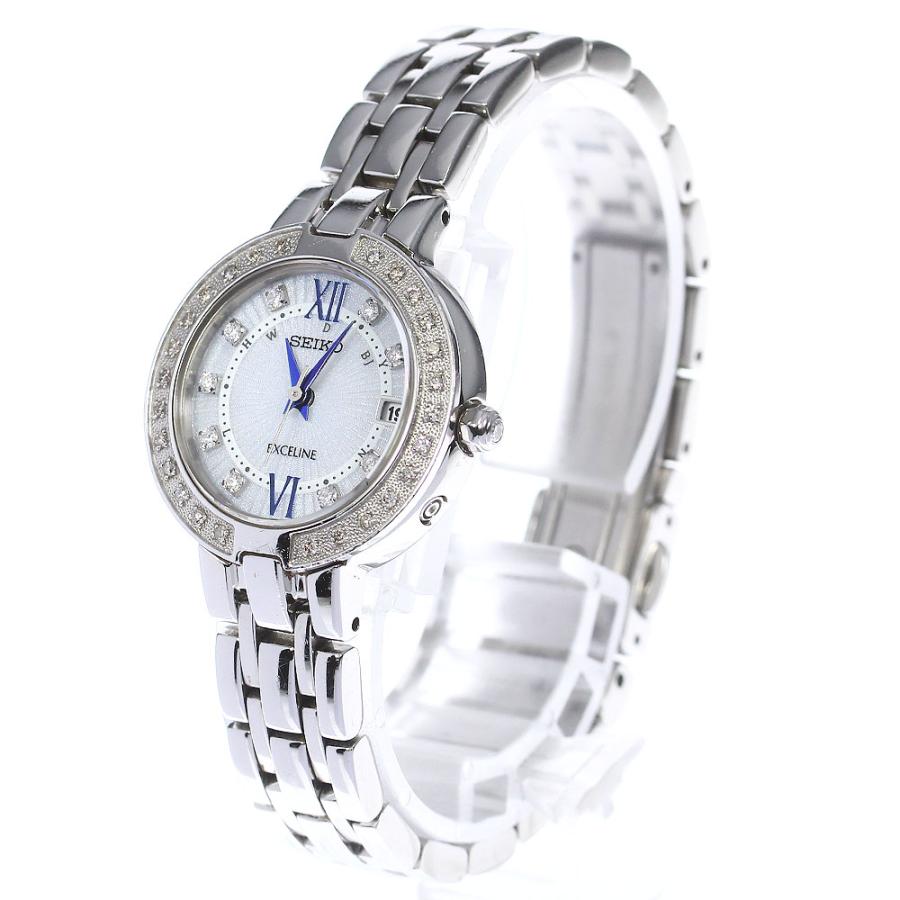 SEIKO（セイコー） SEIKO 1B22-0BR0 エクセリーヌ 9Pダイヤ ベゼル