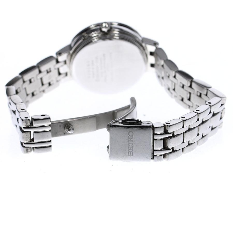 美品✨ SEIKO エクセリーヌ ソーラー レディース 9Pダイヤ 1B22 SEIKO（セイコー） SEIKO 1B22-0BR0 エクセリーヌ 9Pダイヤ ベゼル