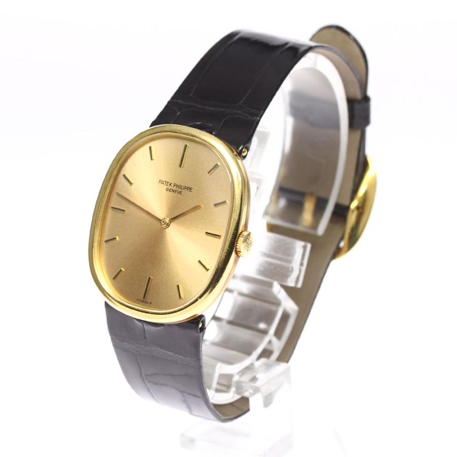 超美品 PATEK PHILIPPE ゴールド カフリンクス ㅤ Patek Philippe Golden Ellipse Ref.5028G Full set 1997年から2003