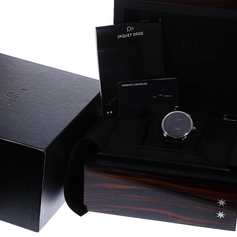 JAQUET DROZ（ジャケ・ドロー） JAQUET DROZ J007030240 グランセコンド カンティエーム 自動巻き メンズ 良品 ...