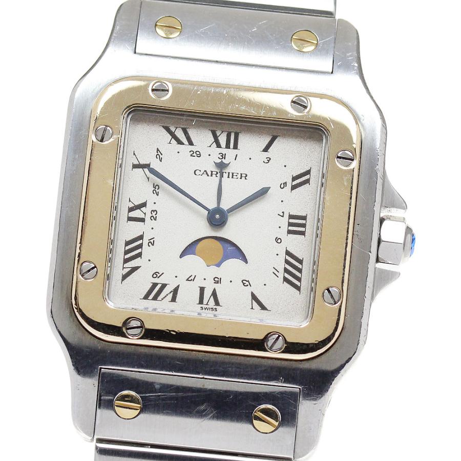 Cartier カルティエ CARTIER W20007C4 サントスガルベLM ムーン  