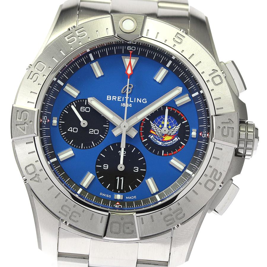 ブライトリング BREITLING AB0147 アベンジャー B01 クロノグラフ 44 ブルーインパルス 自動巻き メンズ 極美品 内箱・保証書付き_805063 ブライトリング（BREITLING） BREITLING AB0147 アベンジャー B01