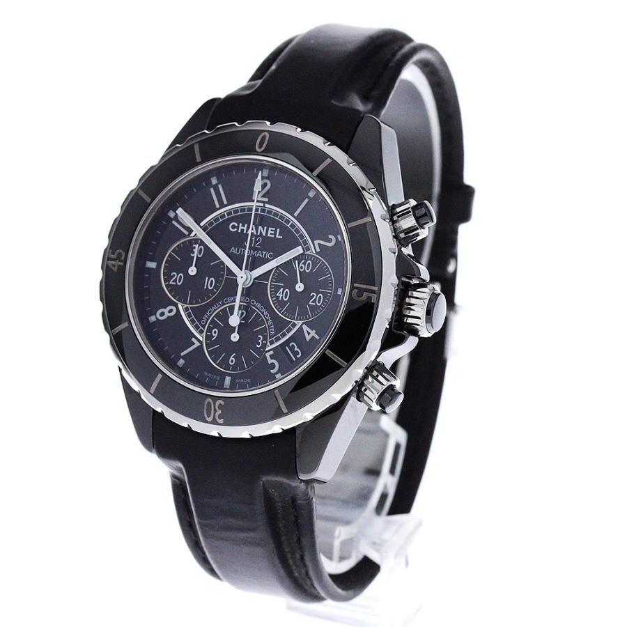 CHANEL（シャネル） CHANEL H0938 J12 黒セラミック クロノグラフ 自動