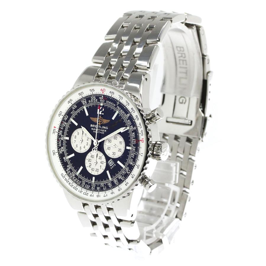 ブライトリング（BREITLING） BREITLING A35340 ナビタイマー ヘリテージ クロノグラフ 自動巻き メンズ 保証書付き ...
