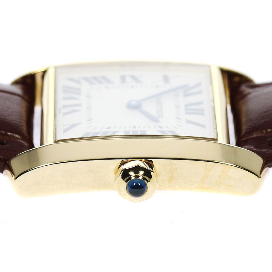 カルティエ CARTIER W5000356 タンクフランセーズ MM K18YG クォーツ レディース _818983 Cartier - カルティエ CARTIER W5000356 タンクフランセーズ MM K18YG