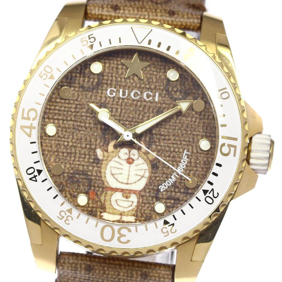 GUCCI（グッチ） GUCCI YA136334/136.3 ダイヴ ドラえもんコラボ 