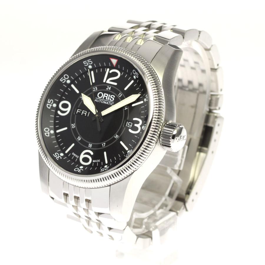 美品】ORIS オリス 腕時計 ビッグクラウンタイマー 7660 稼動品 
