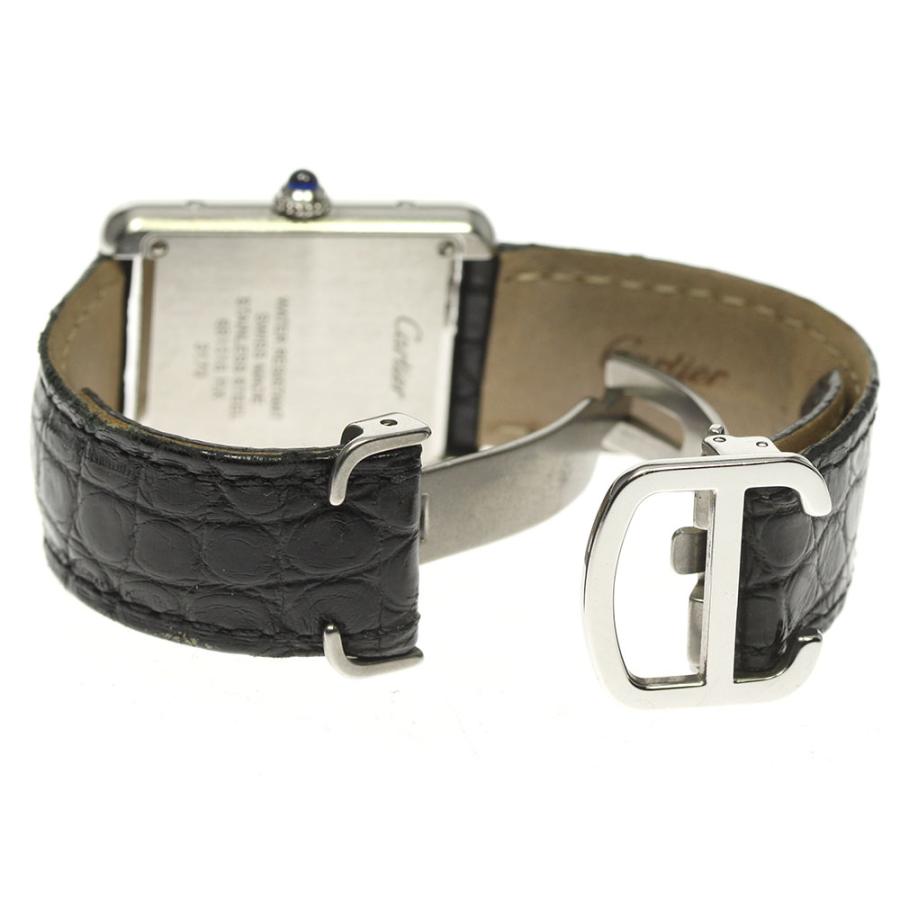 カルティエ CARTIER W5200005 タンクソロSM クォーツ レディース 良品 保証書付き_949305 Cartier - カルティエ CARTIER W5200005 タンクソロSM クォーツ