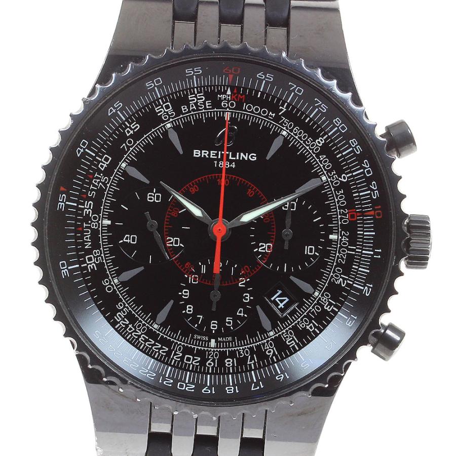 ブライトリング BREITLING M23351 モンブリラン47 ブラックスチール 2000本限定 デイト 自動巻き メンズ 箱・保証書付き_913248 ブライトリング（BREITLING） BREITLING M23351 モンブリラン47