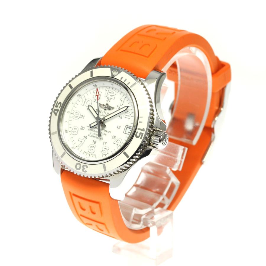ブライトリング（BREITLING） BREITLING A17312 スーパーオーシャンII 36 デイト 自動巻き レディース 良品 箱 ...
