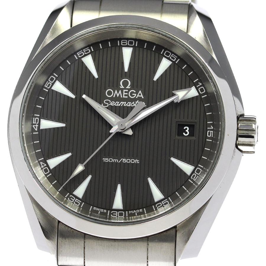 OMEGA（オメガ） OMEGA 231.10.39.60.06.001 シーマスター アクアテラ デイト クォーツ メンズ 美品 箱・保証書 ...