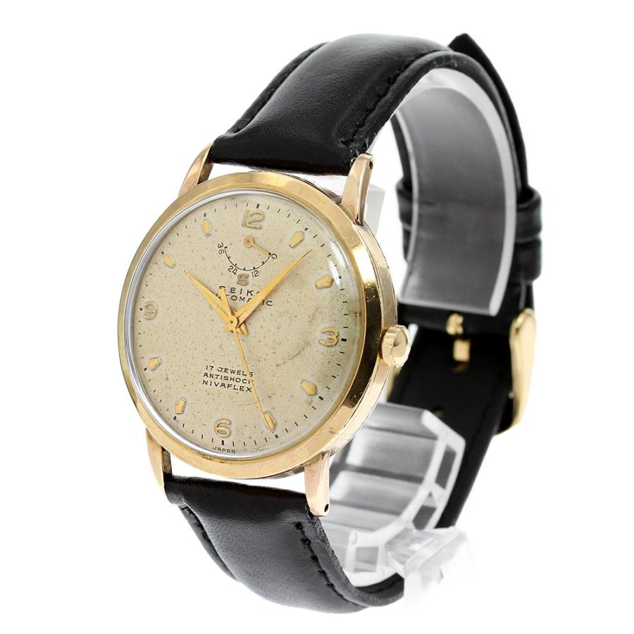 SEIKO セイコー インジケーター 17石 14015 14金張り SEIKO