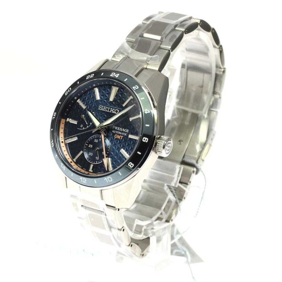 セイコー SEIKO SARF001 プレサージュ シャープエッジド GMT 自動巻き メンズ 極美品 _808368｜closer0510｜02