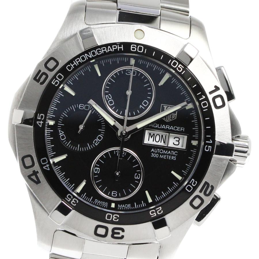 TAG HEUER（タグ・ホイヤー） TAG HEUER CAF2010 アクアレーサー クロノグラフ デイデイト 自動巻き メンズ 良品 ...