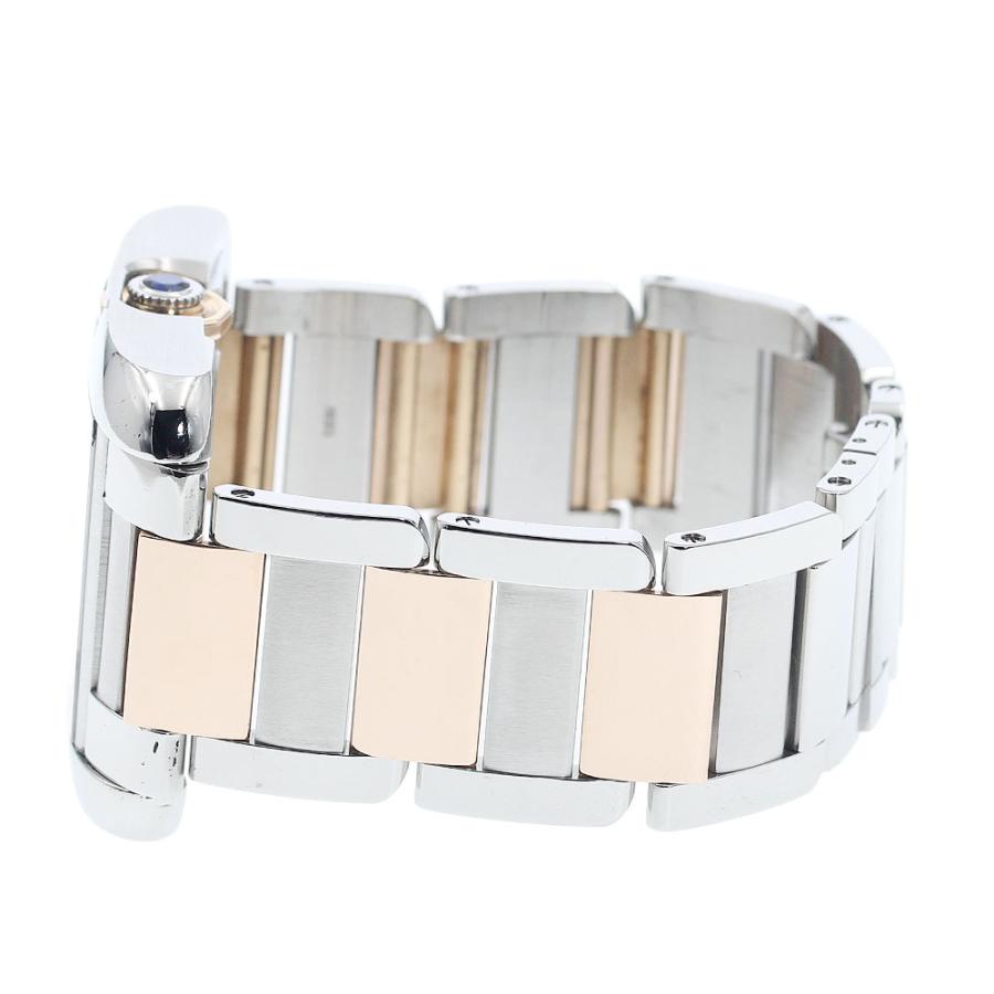 カルティエ CARTIER W5310006 タンクアングレースXL デイト コンビ 自動巻き メンズ _808724 Cartier（カルティエ） CARTIER W5310006 タンクアングレースXL デイト