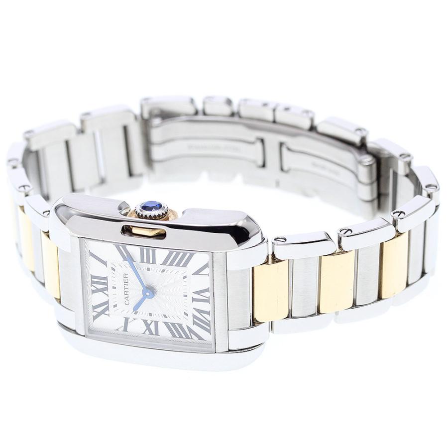 カルティエ CARTIER W5310046 タンクアングレーズSM クォーツ レディース 良品 _808779 Cartier（カルティエ） CARTIER W5310046 タンクアングレーズSM