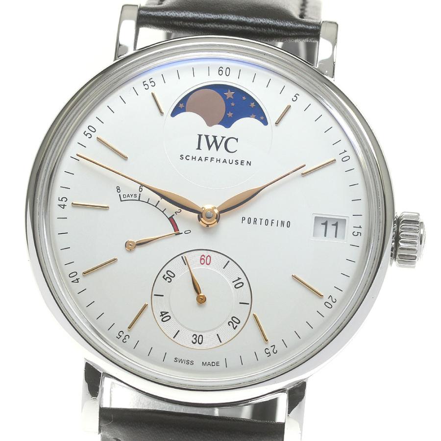 ジャンク IWC SCHAFFHAUSEN IW516401 ポートフィノ ムーンフェイズ 手巻き メンズ 保証書付き_808883 IWC SCHAFFHAUSEN（IWCシャフハウゼン） ジャンク IWC SCHAFFHAUSEN