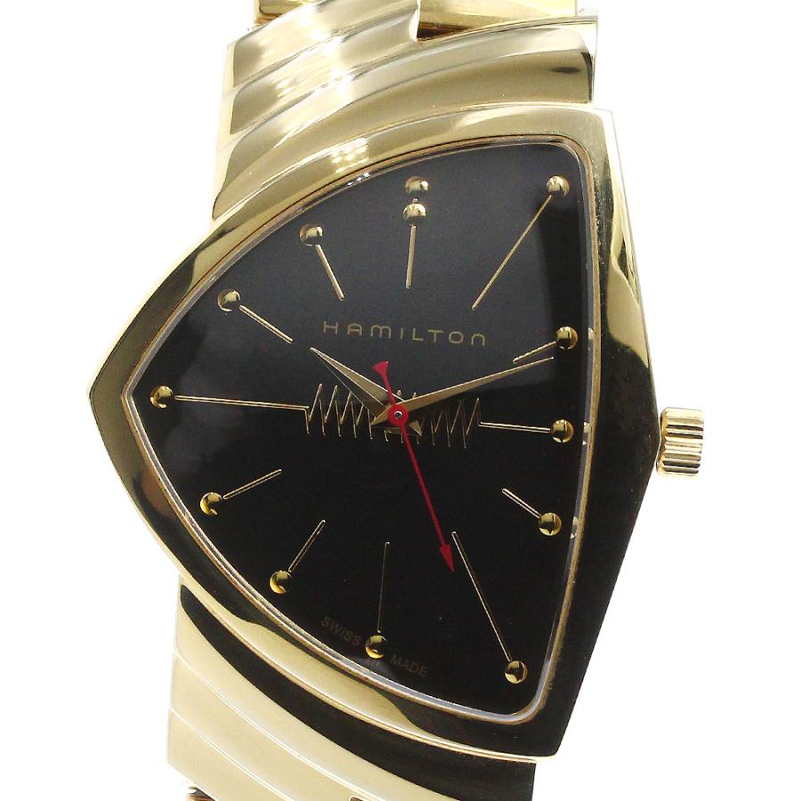 ハミルトン HAMILTON H244710 ベンチュラ エルヴィス誕生75周年記念 クォーツ メンズ 良品 箱・保証書付き_809172 HAMILTON（ハミルトン） HAMILTON H244710 ベンチュラ エルヴィス誕生