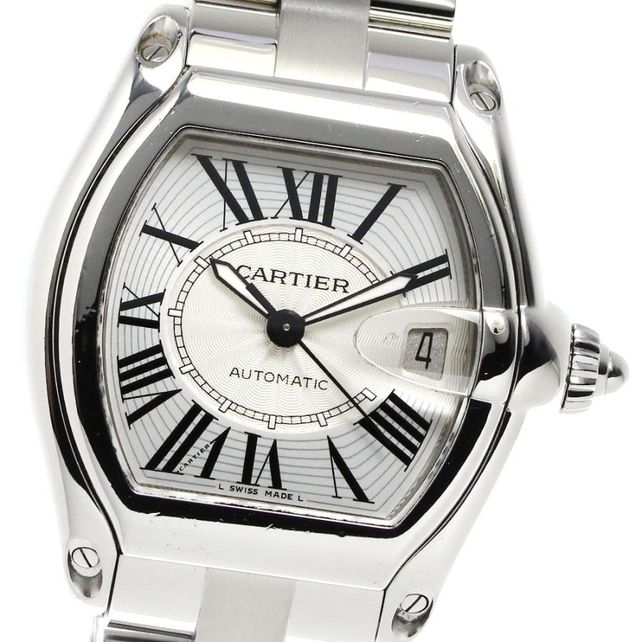 カルティエ CARTIER W62025V3 ロードスターLM デイト 自動巻き メンズ 