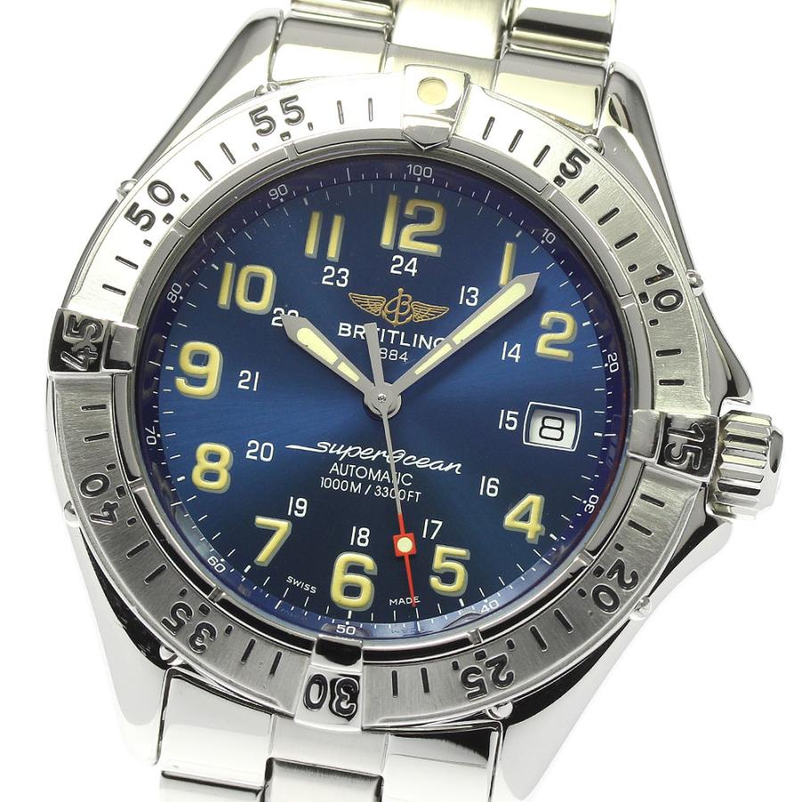 訳あり ブライトリング BREITLING A17040 スーパーオーシャン デイト 自動巻き メンズ _960534 ブライトリング（BREITLING） BREITLING A17040 スーパーオーシャン