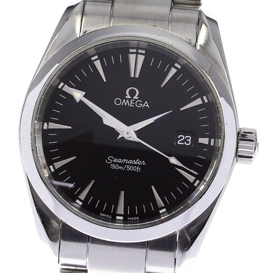 オメガ OMEGA 2518.50 シーマスター アクアテラ 付属品あり OMEGA オメガ 2518.50 シーマスター アクアテラ デイト クォーツ
