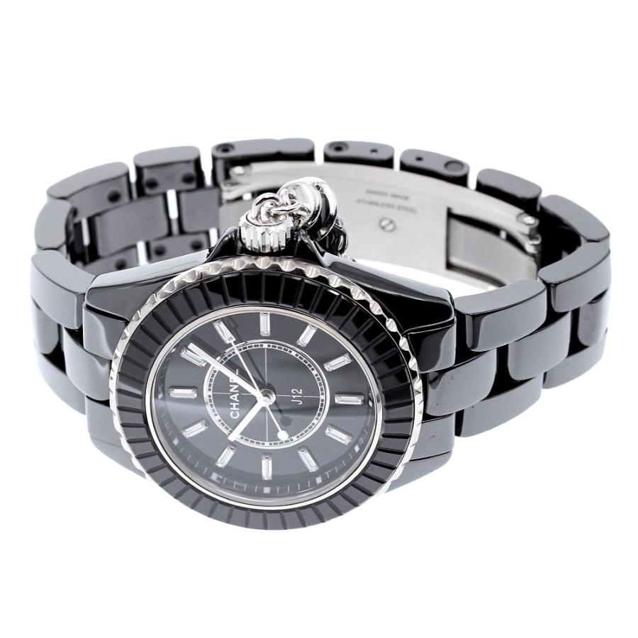 シャネル CHANEL H6479 J12 マドモアゼル アクテ II 33mm K18WG 555本限定 クォーツ レディース 良品 箱・保証書付き_811779 CHANEL（シャネル） CHANEL H6479 J12 マドモアゼル アクテ II 33mm