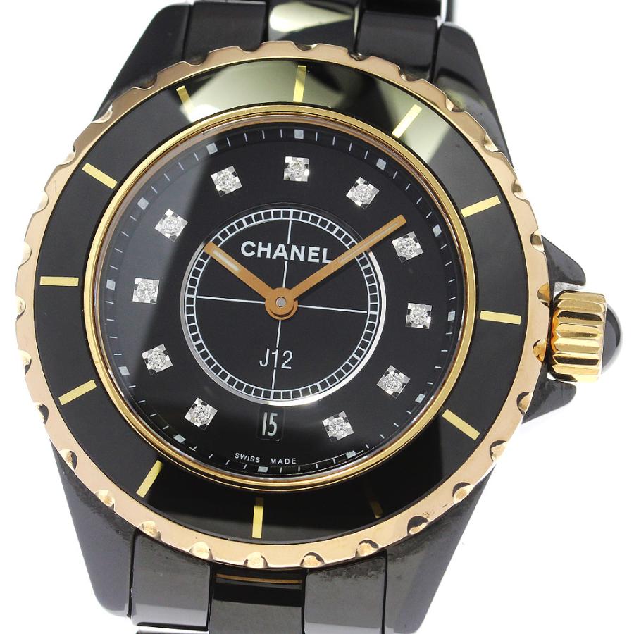時計 CHANEL j12 CHANEL（シャネル） CHANEL H2544 J12 11Pダイヤ クォーツ メンズ 良品