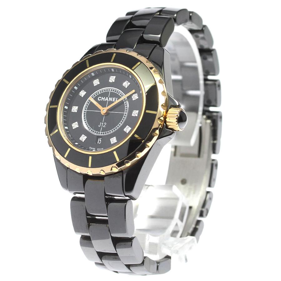 シャネル 時計 CHANEL シャネル H2544 J12 11Pダイヤ クォーツ メンズ 良品