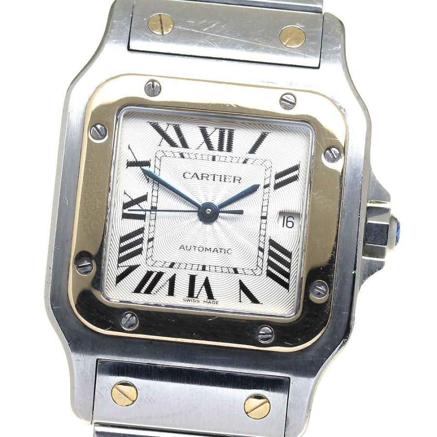 Cartier カルティエ CARTIER W20058C4 サントスガルベLM YGコンビ 自動 