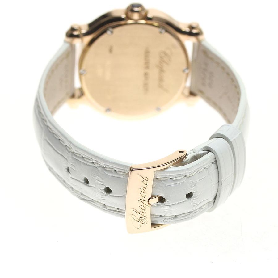 ショパール Chopard 4189 ハッピースポーツ K18PG クォーツ レディース 良品 _813078 Chopard（ショパール） Chopard 4189 ハッピースポーツ K18PG クォーツ