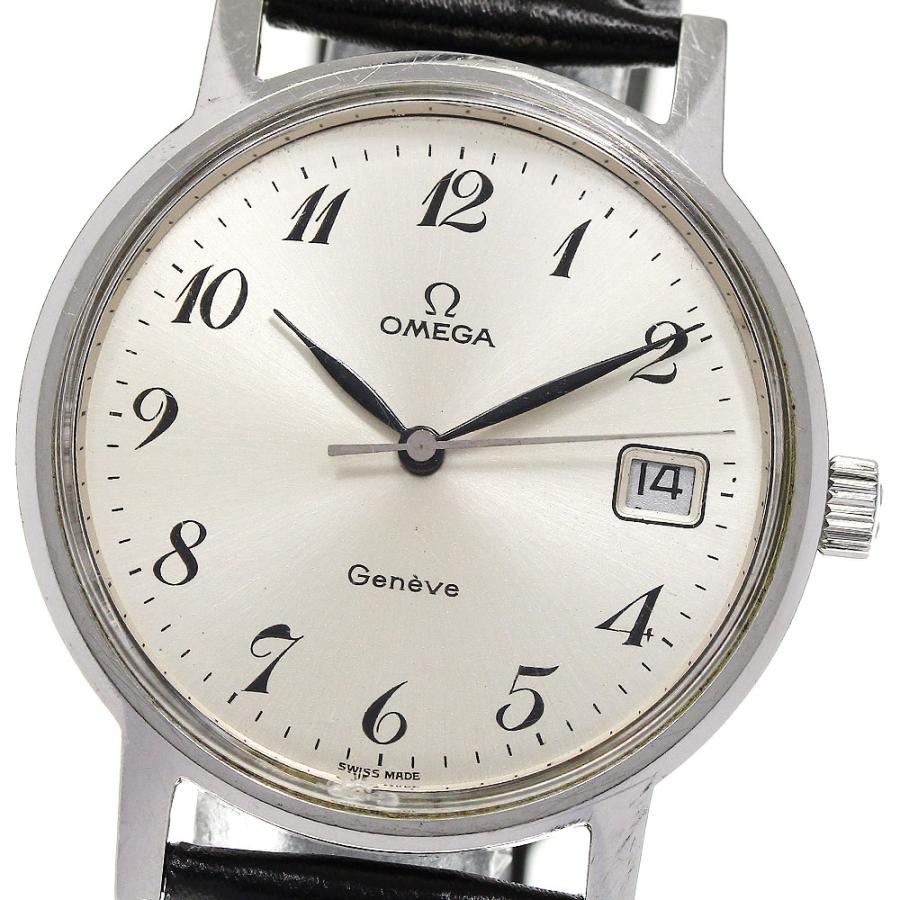 オメガ OMEGA 136.0099 ジュネーブ Cal.1030 デイト 手巻き メンズ  