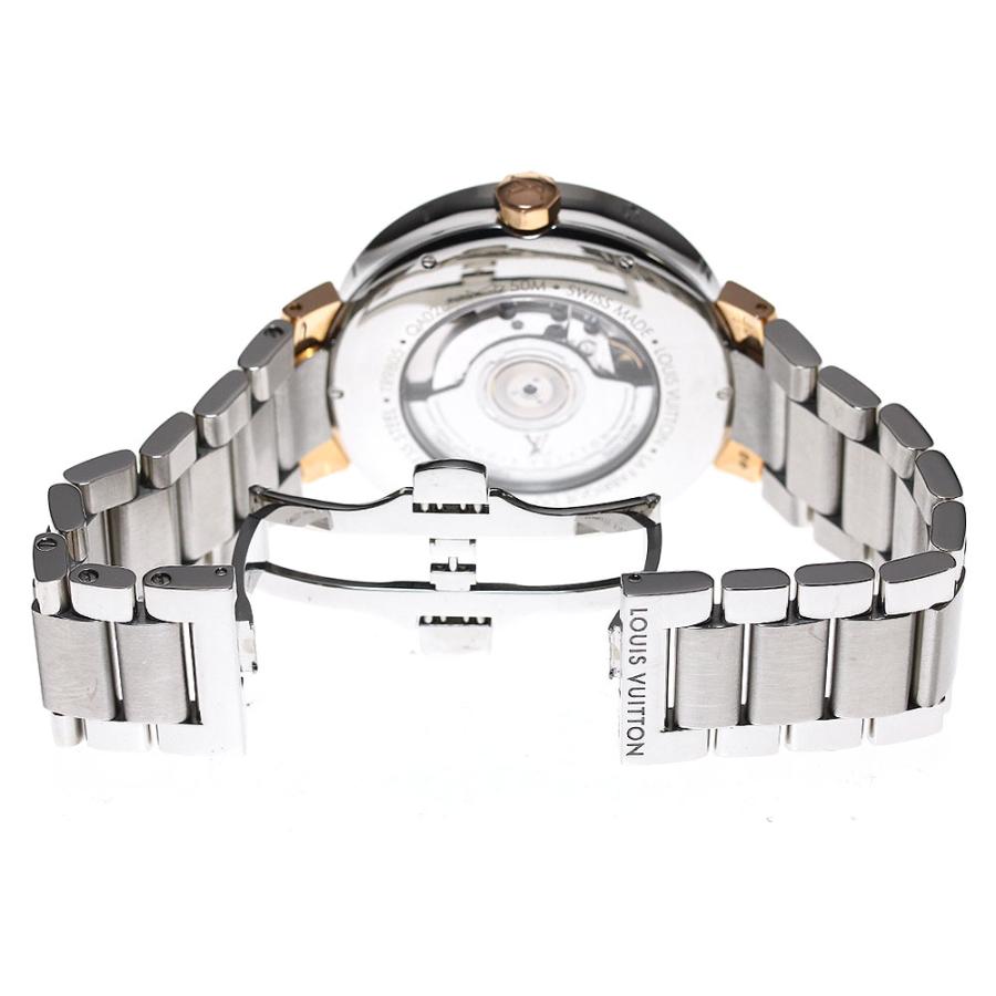 ルイ・ヴィトン LOUIS VUITTON QA028 タンブール ムーン GMT 自動巻き メンズ 良品 _813344 LOUIS VUITTON（ルイ・ヴィトン） LOUIS VUITTON QA028 タンブール
